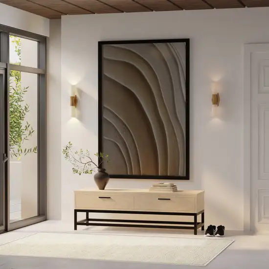 Ivory Jute Hand Woven Area Rug Photo 4