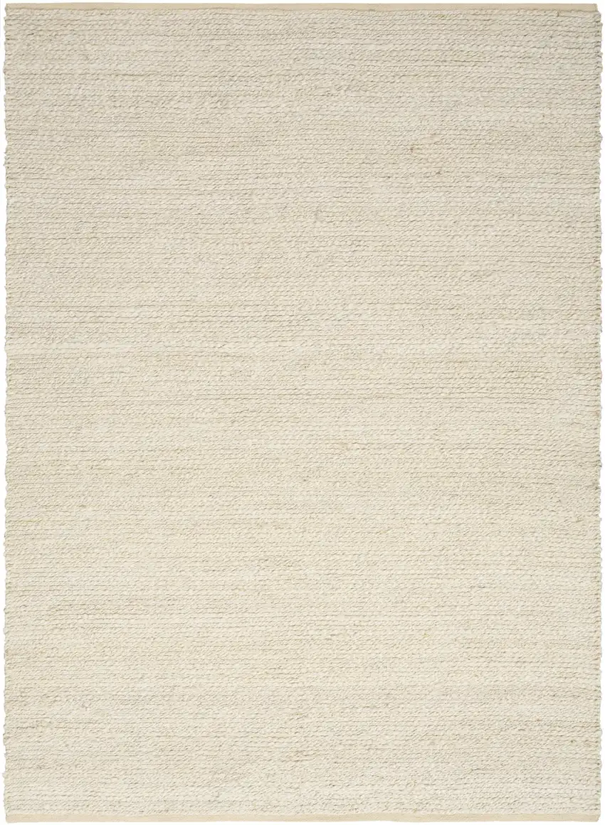 Ivory Jute Hand Woven Area Rug Photo 9