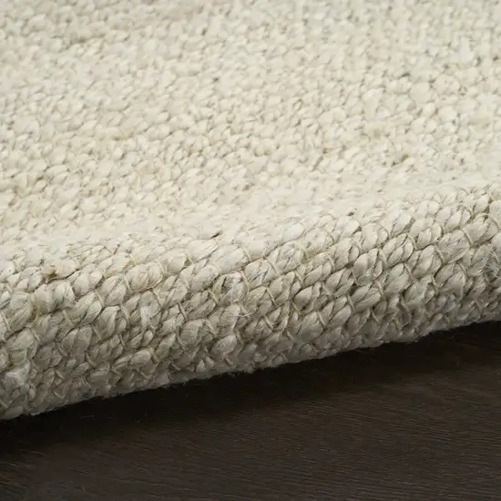 Ivory Jute Hand Woven Area Rug Photo 6
