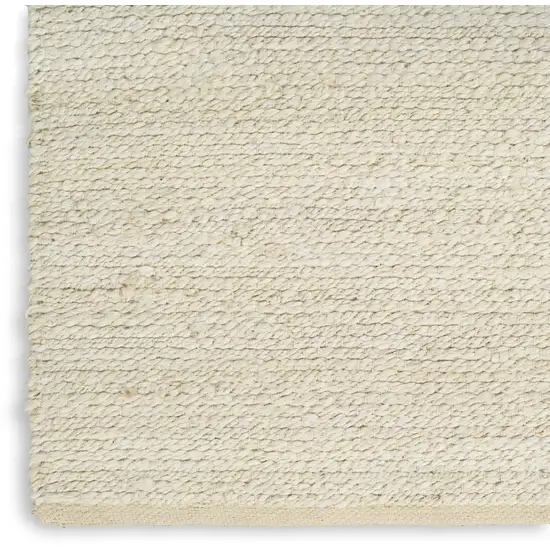 Ivory Jute Hand Woven Area Rug Photo 6