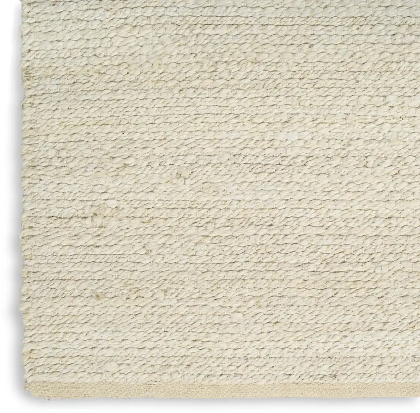 Ivory Jute Hand Woven Area Rug Photo 6