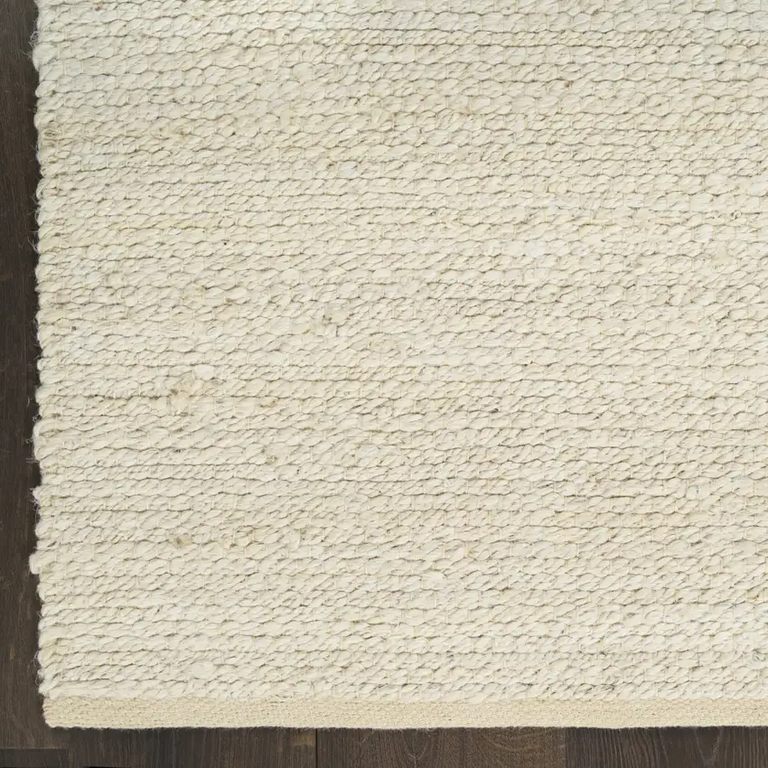 Ivory Jute Hand Woven Area Rug Photo 5