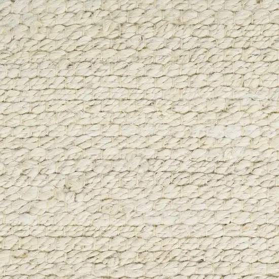 Ivory Jute Hand Woven Area Rug Photo 1
