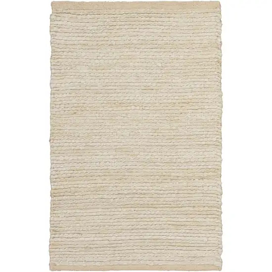 Ivory Jute Hand Woven Area Rug Photo 2