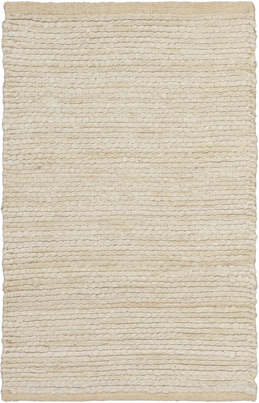 Ivory Jute Hand Woven Area Rug Photo 2
