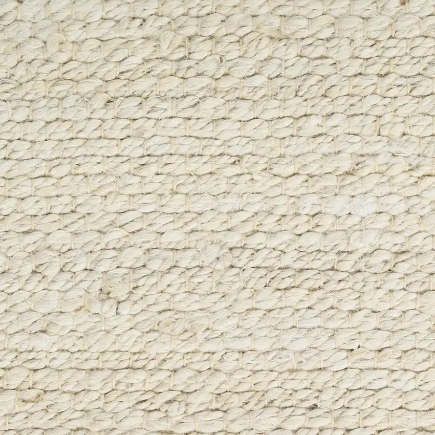 Ivory Jute Hand Woven Area Rug Photo 7