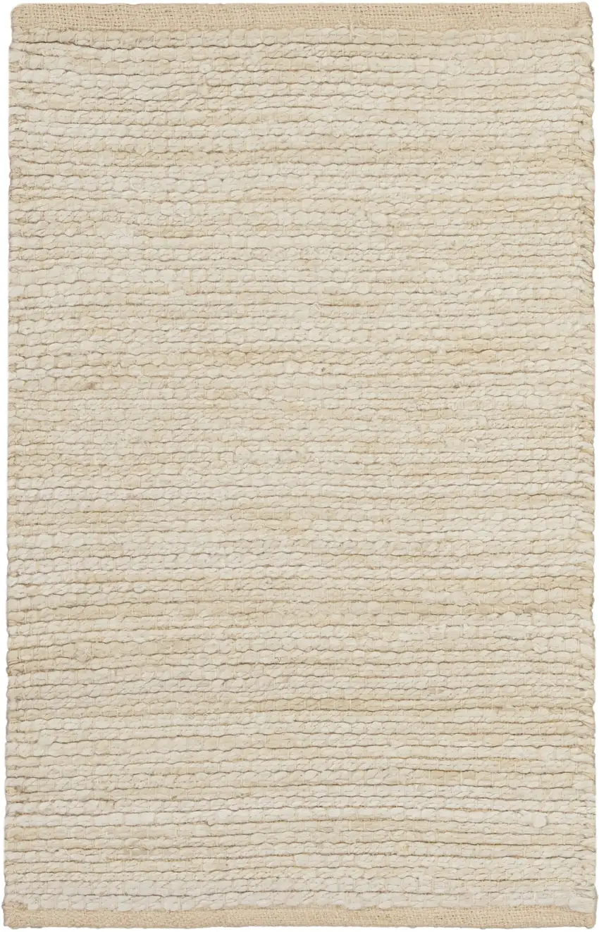 Ivory Jute Hand Woven Area Rug Photo 5