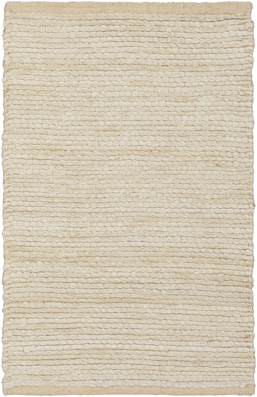 Ivory Jute Hand Woven Area Rug Photo 4