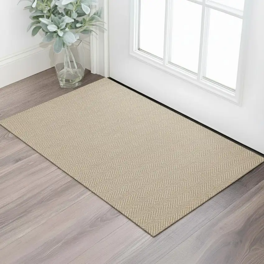 Ivory Jute Handmade Area Rug Photo 2