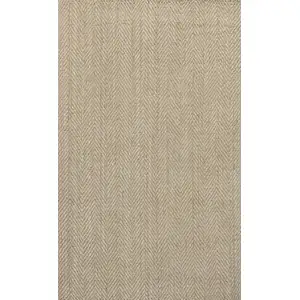 Photo of Ivory Jute Handmade Area Rug
