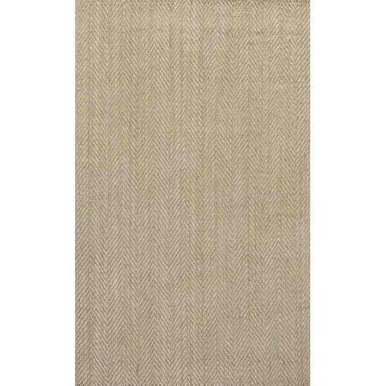 Ivory Jute Handmade Area Rug Photo 1