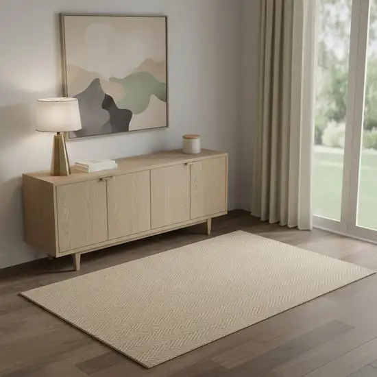 Ivory Jute Handmade Area Rug Photo 2