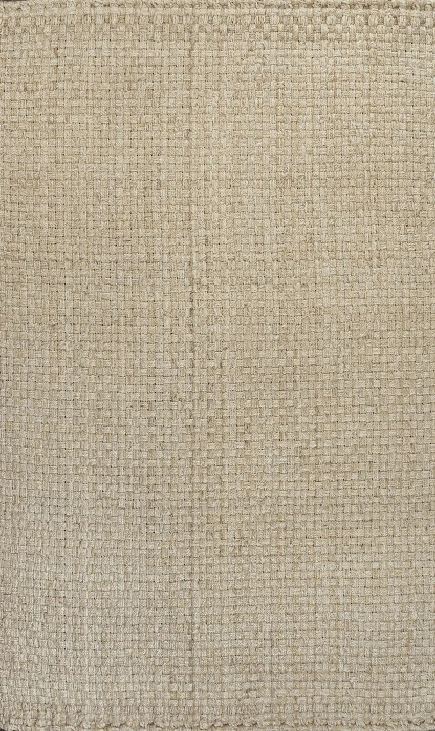 Ivory Jute Handmade Area Rug Photo 1