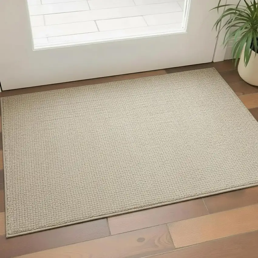 Ivory Jute Handmade Area Rug Photo 2