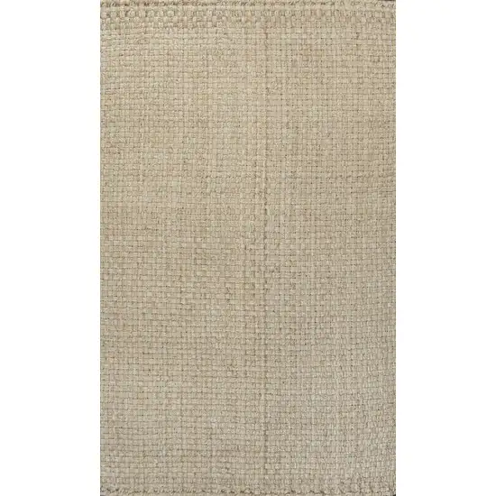Ivory Jute Handmade Area Rug Photo 3