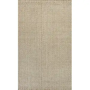 Photo of Ivory Jute Handmade Area Rug