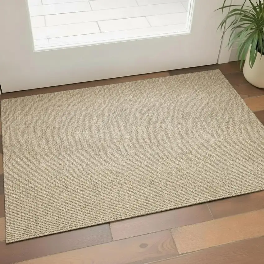 Ivory Jute Handmade Area Rug Photo 2