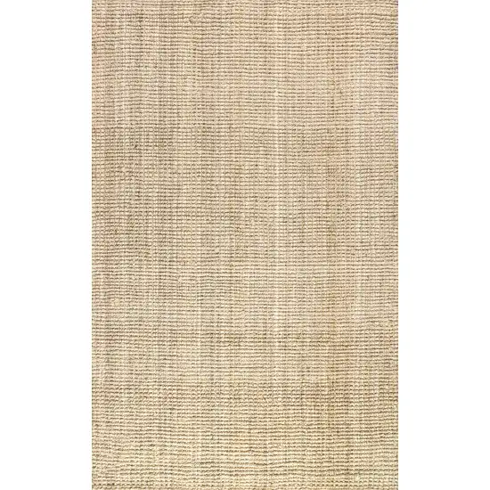 Ivory Jute Handmade Area Rug Photo 4