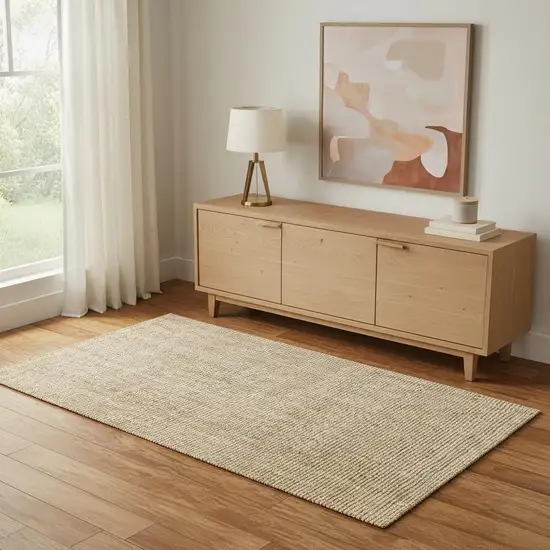 Ivory Jute Handmade Area Rug Photo 2