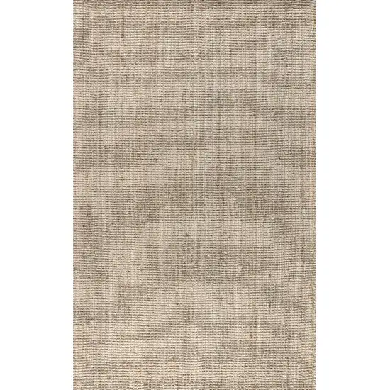 Ivory Jute Handmade Area Rug Photo 1