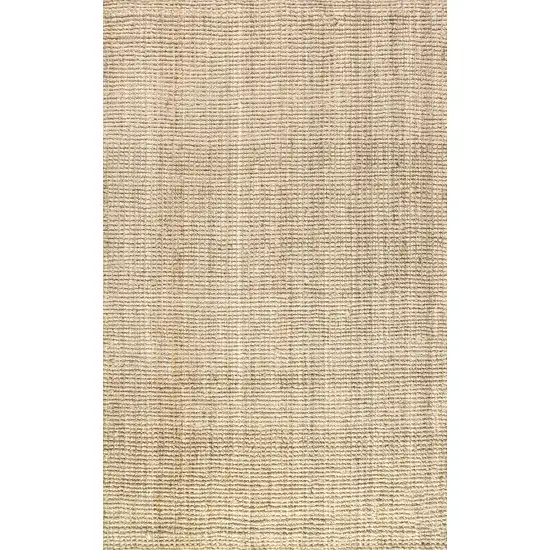 Ivory Jute Handmade Area Rug Photo 2