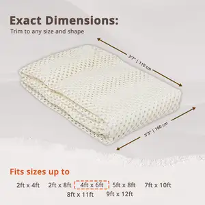 Photo of Ivory King's Premium Non Slip Rug Pad