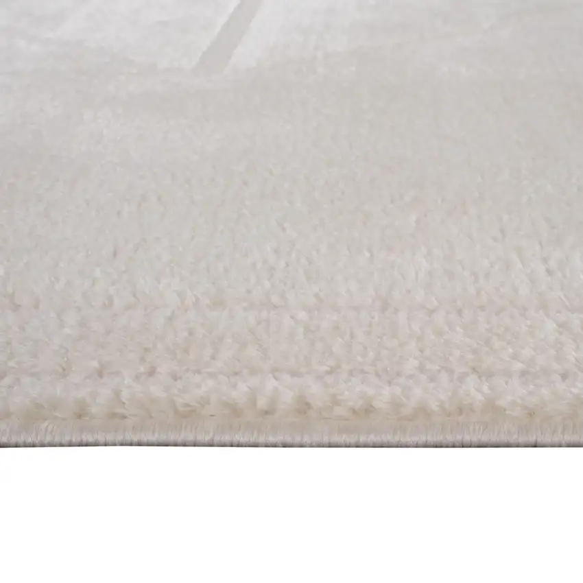 Ivory Moroccan Runner Rug Photo 6