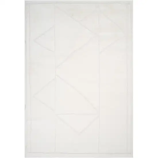 Ivory Moroccan Runner Rug Photo 2