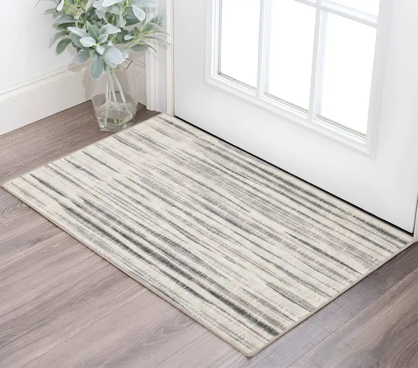 Ivory Ombre Tufted Handmade Area Rug Photo 1