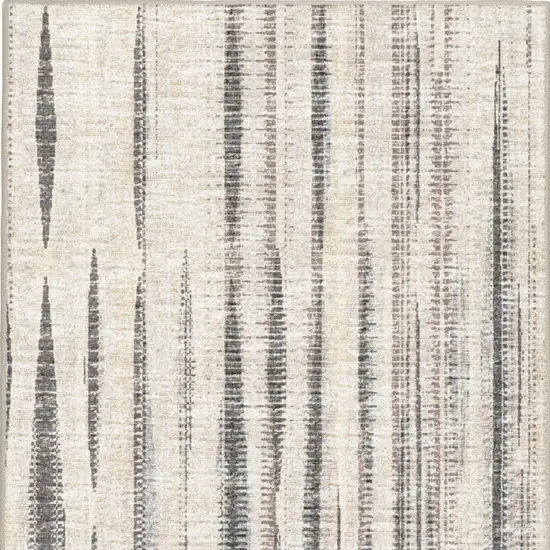 Ivory Ombre Tufted Handmade Runner Rug Photo 5