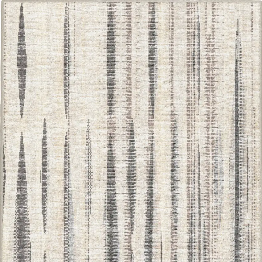 Ivory Ombre Tufted Handmade Runner Rug Photo 5