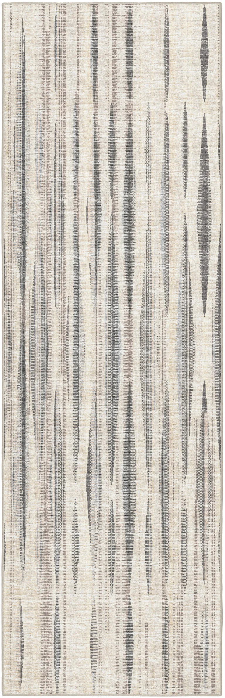 Ivory Ombre Tufted Runner Rug Photo 4
