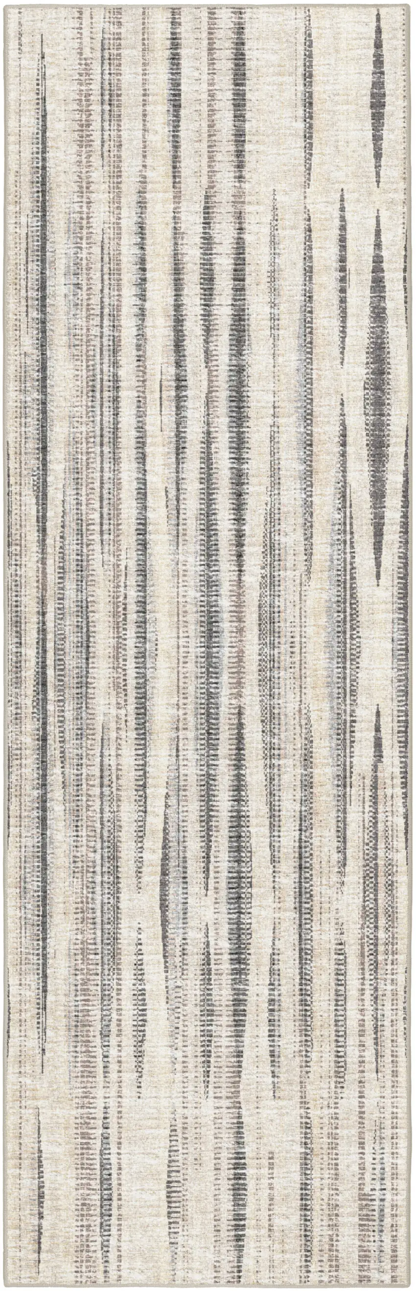 Ivory Ombre Tufted Runner Rug Photo 5