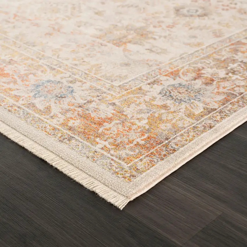 Ivory Oriental Area Rug Photo 4