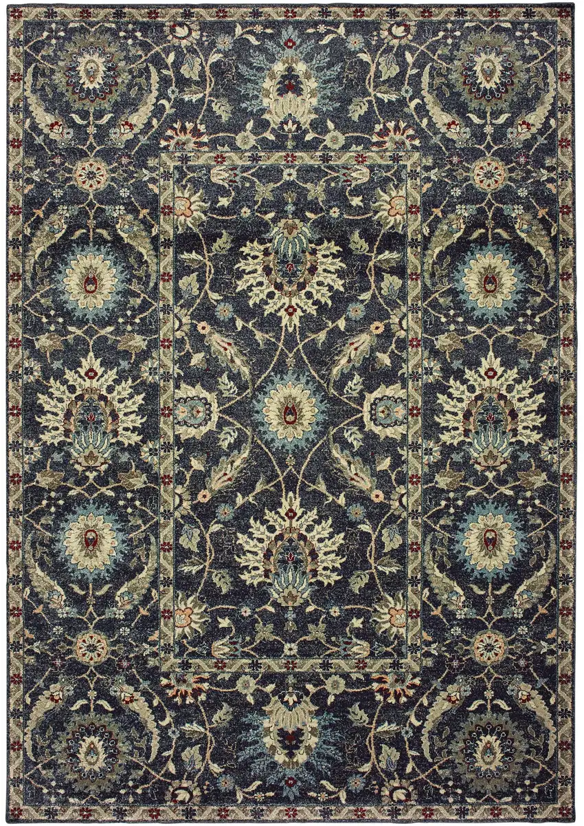 Ivory Oriental Area Rug Photo 5