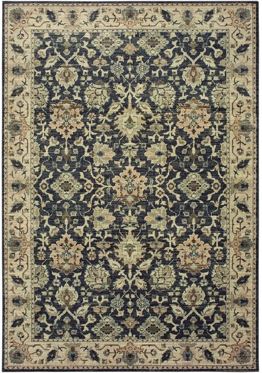 Ivory Oriental Area Rug Photo 5