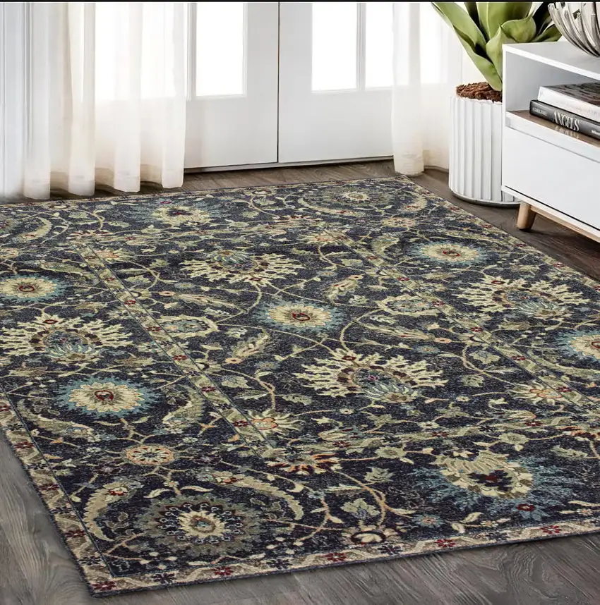 Ivory Oriental Area Rug Photo 1