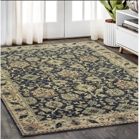 Ivory Oriental Area Rug Photo 1