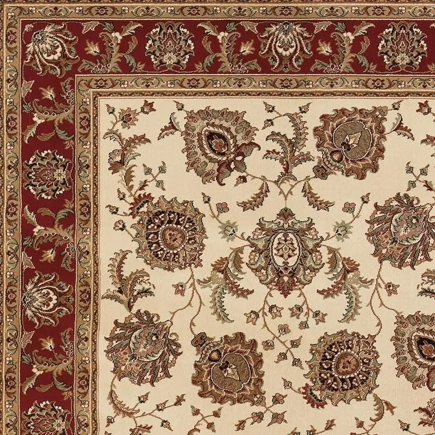 Ivory Oriental Area Rug Photo 5