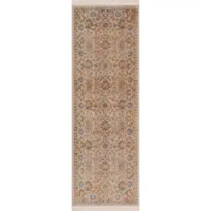 Photo of Ivory Oriental Runner Rug
