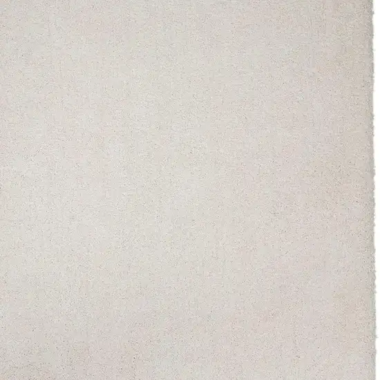 Ivory Shag Hand Woven Area Rug Photo 4