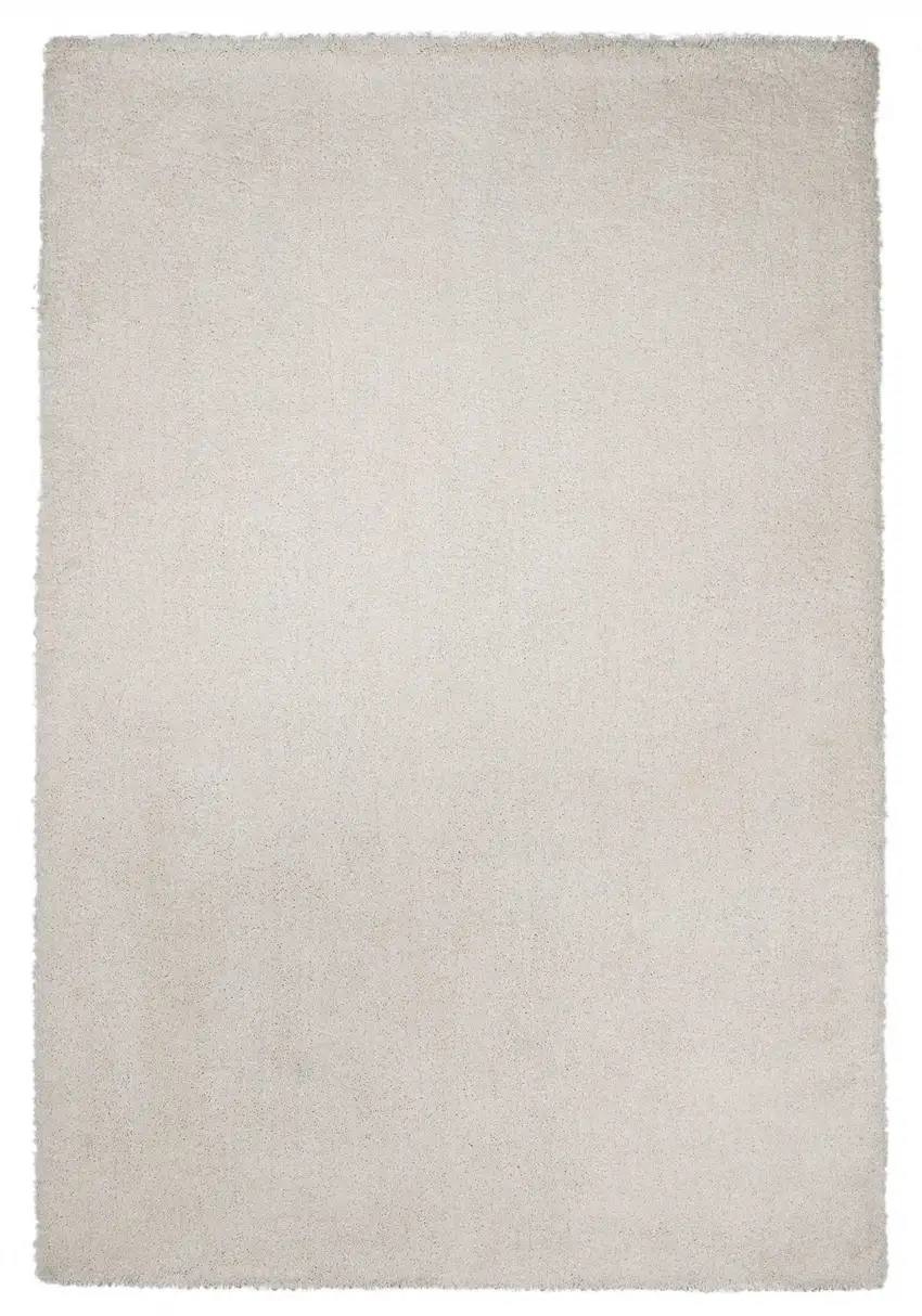 Ivory Plain Area Rug Photo 1
