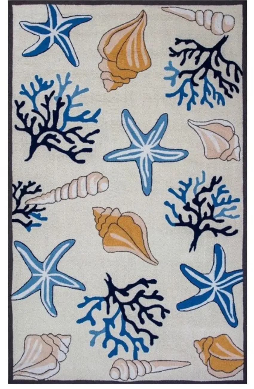 Ivory Hand Tufted Area Rug Photo 1