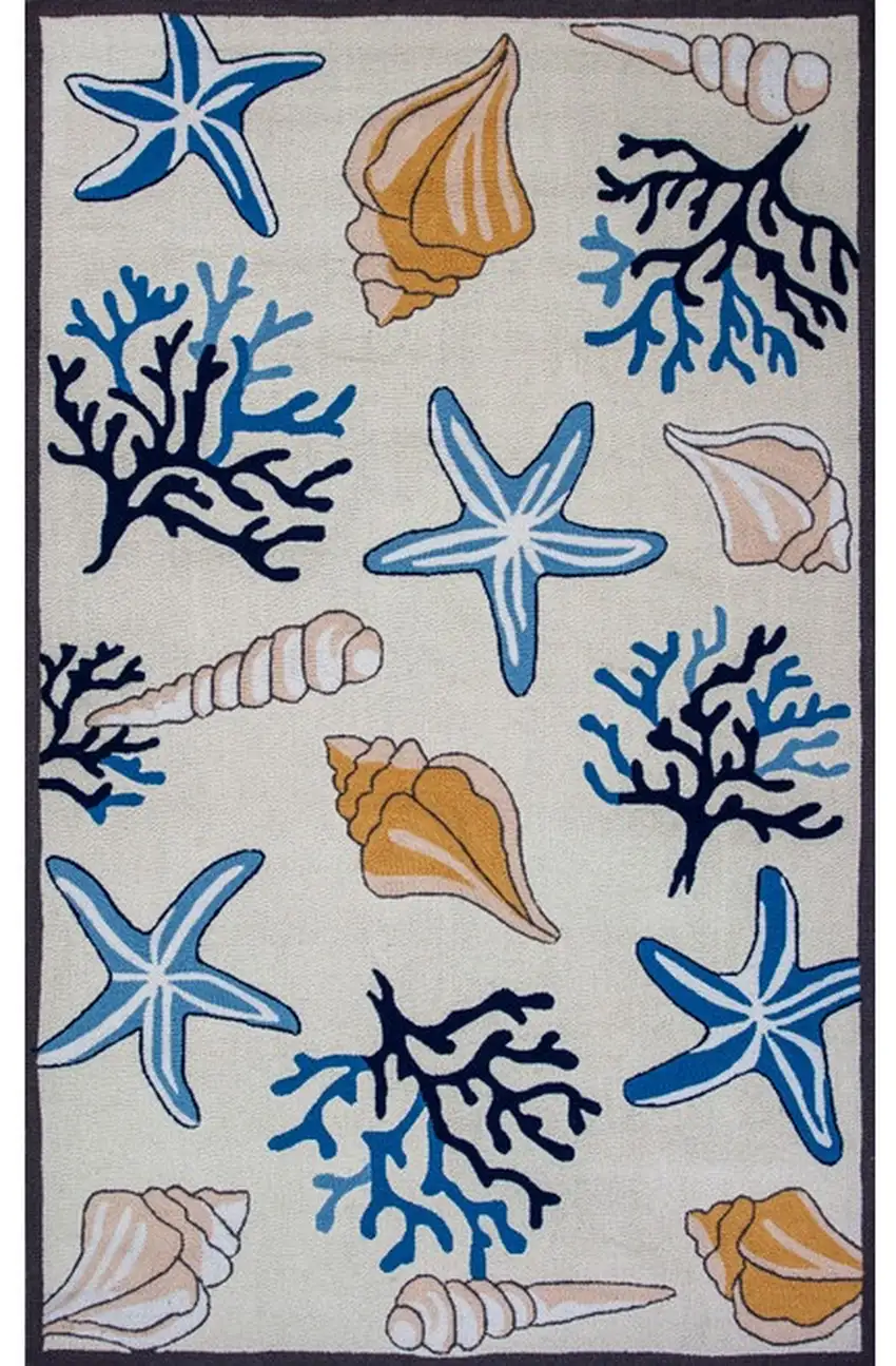 Ivory Hand Tufted Area Rug Photo 2