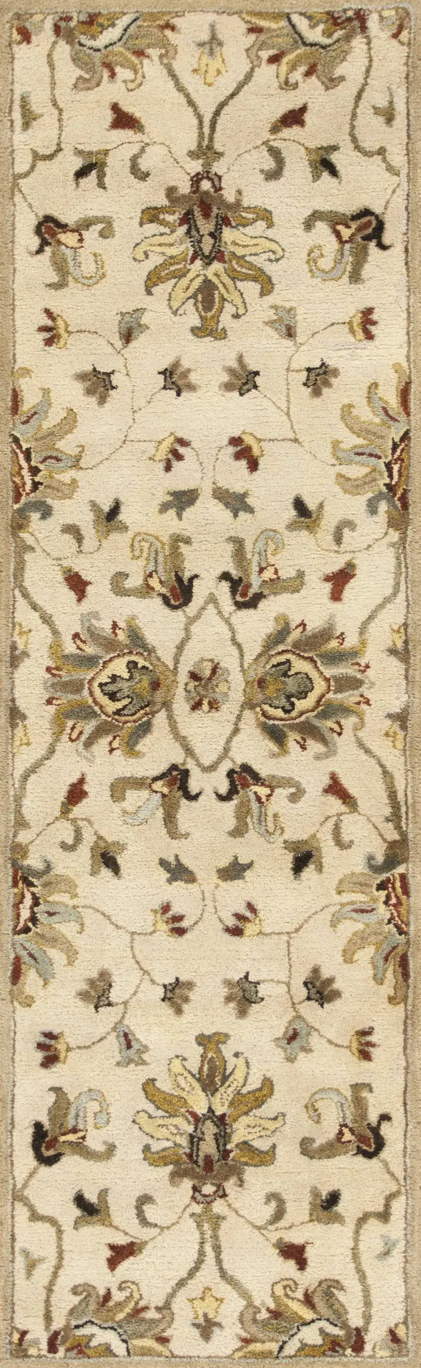 Ivory  Polyester Rug Photo 2