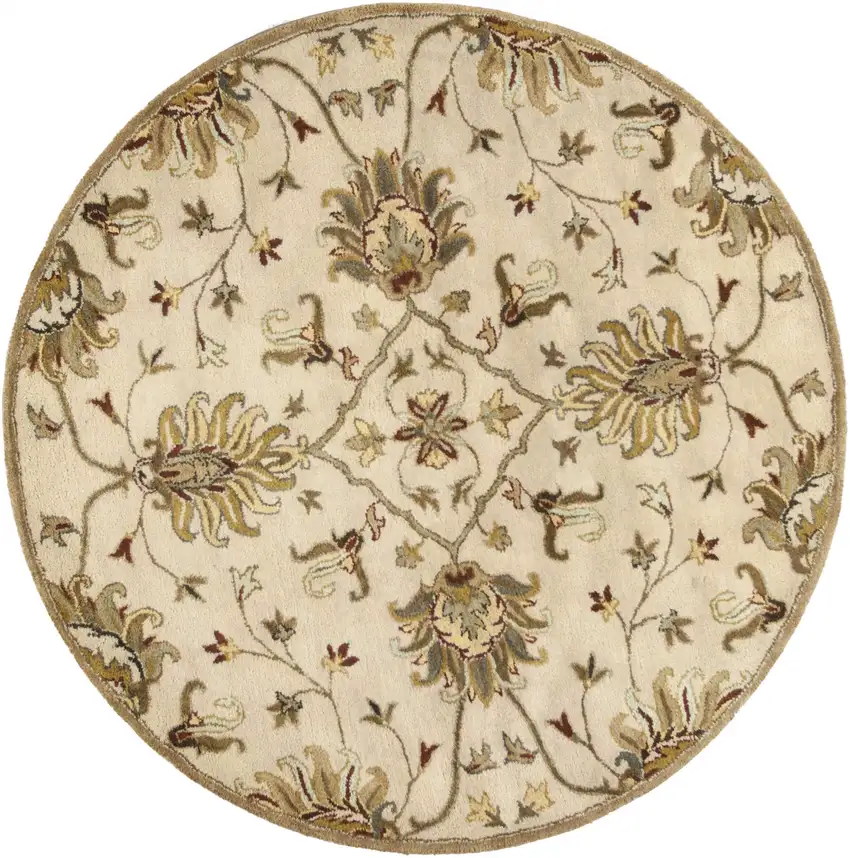 Ivory  Polyester Rug Photo 3