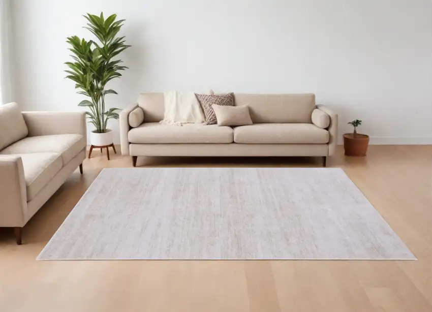 Ivory Power Loom Area Rug Photo 1