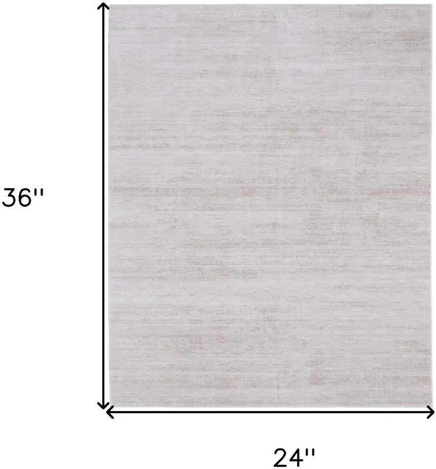 Ivory Power Loom Area Rug Photo 3