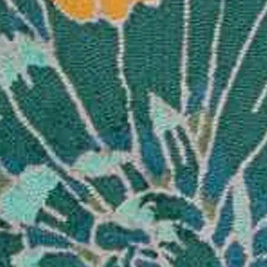 Ivory Red and Orange Floral Hand Carved Handmade Area Rug Photo 2