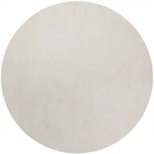 Photo of Ivory Round Indoor Shag Rug